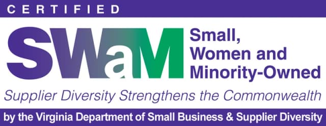 Certified SWaM — by the Virginia Department of Small Business and Supplier Diversity